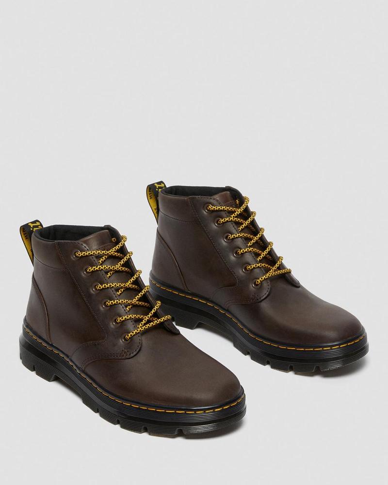 Brown Women's Dr Martens Bonny Leather Casual Boots | CA 76GSO